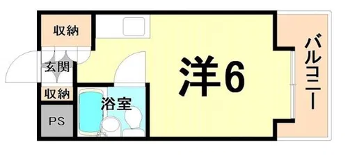 キューブ南武庫之荘3【5階】の間取り