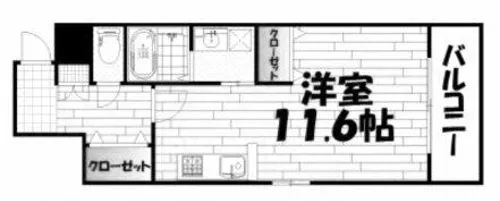 プレジール【601号室】の間取り