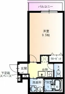 フジパレス住吉山之内【3階】の間取り