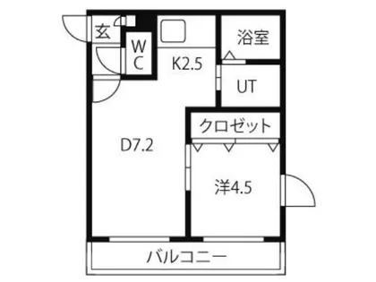 La Comodita Kotoni【2階】の間取り
