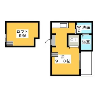 Lucie鳴海【2階】の間取り
