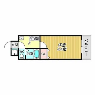 フェニックス【5階】の間取り
