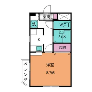 サンフォレストⅡ【1階】の間取り