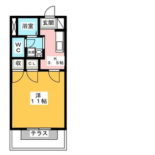 フレグランスしおいけ【1階】の間取り
