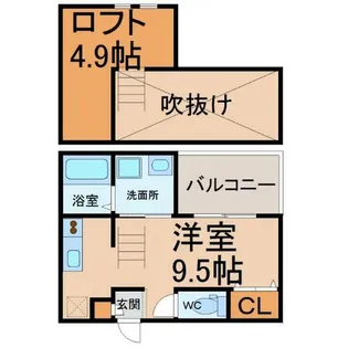 FORTEII【2階】の間取り