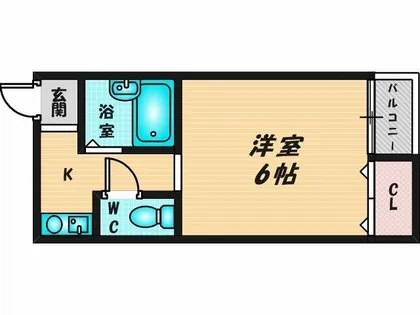 シャトレ小阪【2階】の間取り