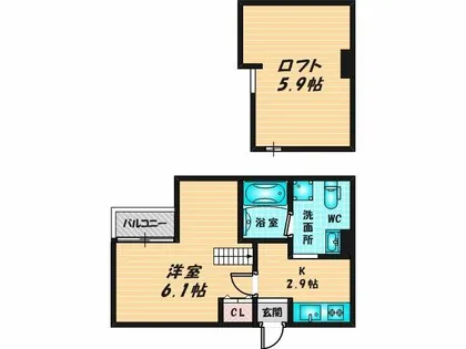 セレブラシオン【1階】の間取り