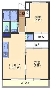 パレ守口【2階】の間取り