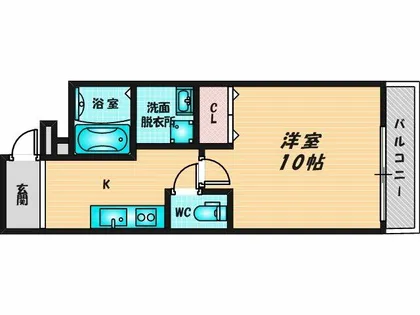 フジパレス高井田西Ⅲ番館【1階】の間取り