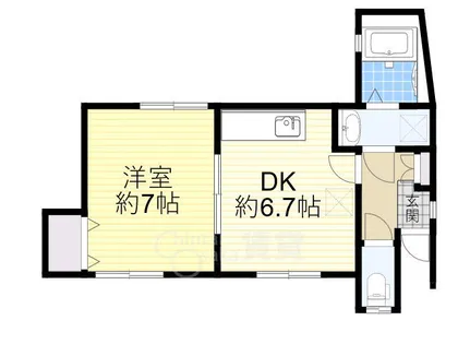 kai 清水1丁目【2階】の間取り