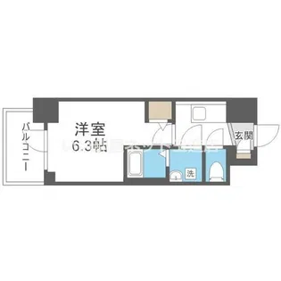 エスリード大阪NEXUS【3階】の間取り