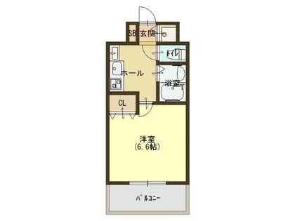 エステムプラザ大阪セントラルシティ【4階】の間取り