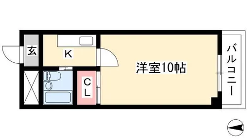 都筑マンション【5階】の間取り