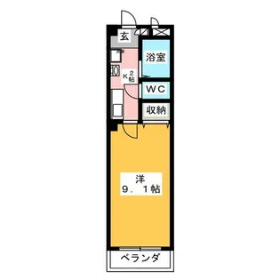 ヴィラ・コジマ【3階】の間取り