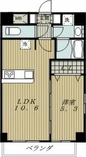 Canal East【9階】の間取り