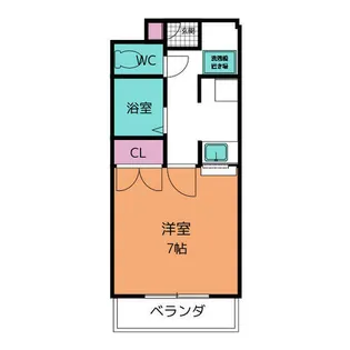 ルック中町【2階】の間取り