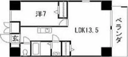 ルラシオン吹上【11階】の間取り