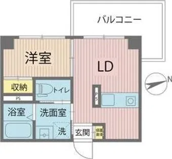 SHARIO GARDEN 新梅田【7階】の間取り