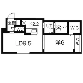 グランスター24【3階】の間取り
