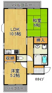 ボナール島田【3階】の間取り