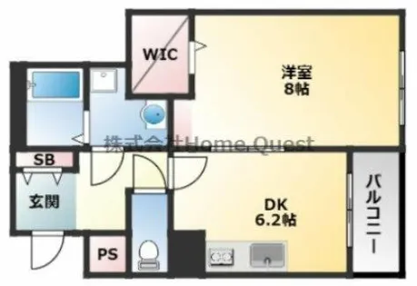 幸永マンション【3階】の間取り
