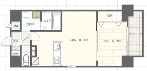 MISTRAL姫路駅前Ⅴ【9階】の間取り