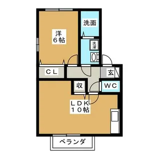 プリメゾンフーガ【2階】の間取り