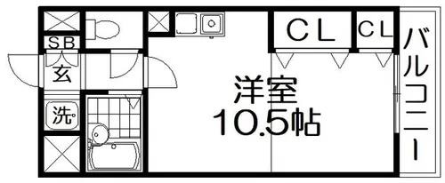 サングランデ1st【1階】の間取り