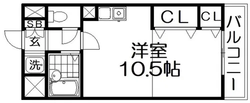 サングランデ1st【1階】の間取り