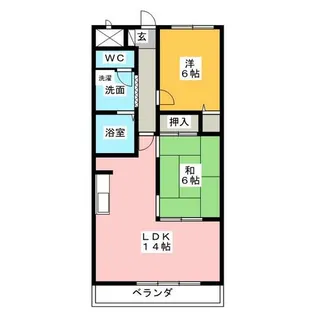 オークビラ【3階】の間取り