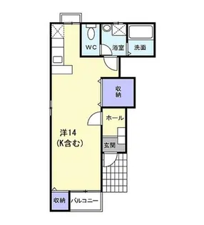 レ シャンブル ドゥ 北山【1階】の間取り