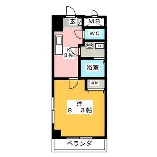 プリミエール阿久比【4階】の間取り