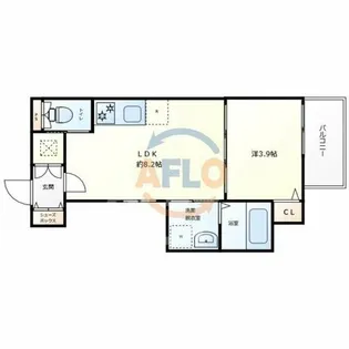 NOA SION【1階】の間取り