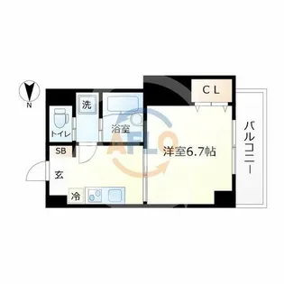桜-SAKURA-【704号室】の間取り
