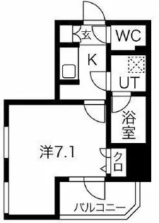 エスライズ日本橋【14階】の間取り