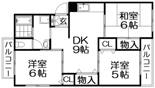 メゾンファミーユ【2階】の間取り