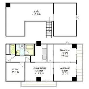オーナーズマンション西脇【6階】の間取り
