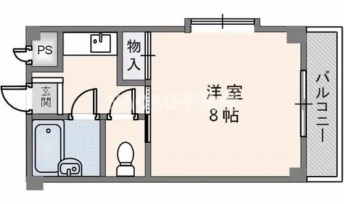エンフェル石切【201号室】の間取り