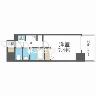 アーバネックス大阪城WEST【1504号室】の間取り