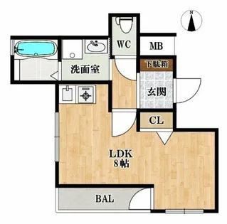 ボスコヴィラ【2階】の間取り