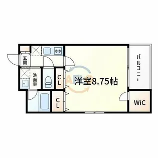 ウェルスクエア長居公園【2階】の間取り
