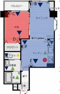 白百合グランドシャトー【3階】の間取り