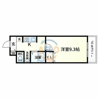 アレルヤ【4階】の間取り