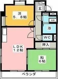 アピエス1【101号室】の間取り