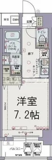 レジデンス神戸グルーブHarborWest【3階】の間取り