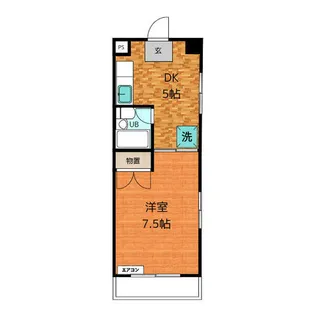 パークサイド中町【2階】の間取り