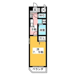 エスポワール・コーネン【2階】の間取り