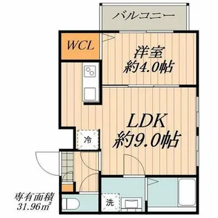 Cherim庄内通West【3階】の間取り