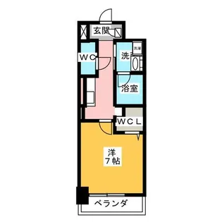 グランツェ名駅太閤通【9階】の間取り