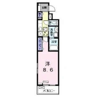 サンエリハA【103号室】の間取り